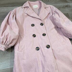 Girls Pink Coat Size M